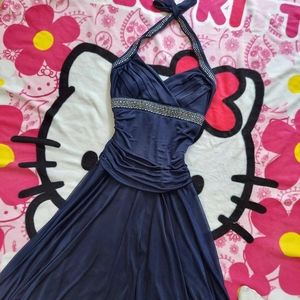 Gorgeous y2k asymmetrical halter party/prom dress (ON HOLD!)